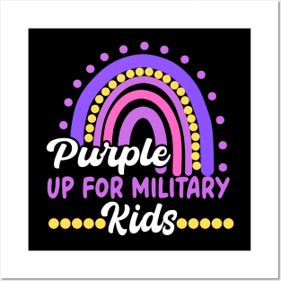 Month Of The Military Child - Purple Up For Military kids Posters and Art